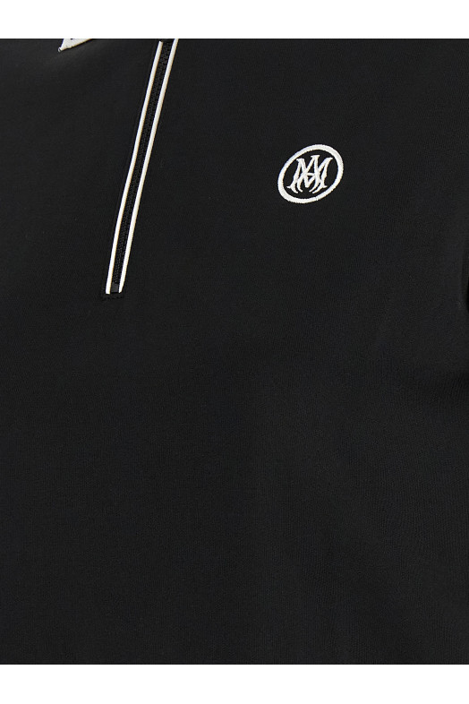Поло с застежкой-молнией, чёрное AMIRI AWTOJR1083001