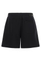 'Ma Core' print sweatshirt shorts  Black