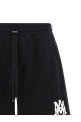 'Ma Core' print sweatshirt shorts  Black