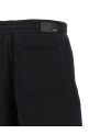 'Ma Core' print sweatshirt shorts  Black