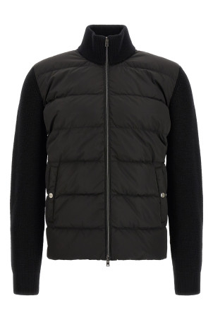 Padded cardigan Black