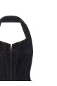 Джинсовое платье синего цвета SELF PORTRAIT AW26815SBLBLUEINDIGO