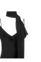 Slip dress with scarf Black