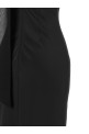 Slip dress with scarf Black