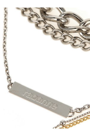 Серебряное колье «Collier 5 Rangs» 26HBB0553MET983M042