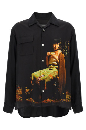 Shirt with print  Black