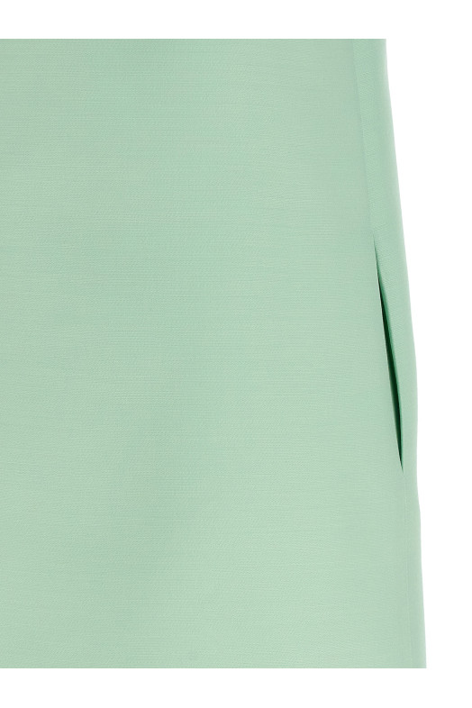 Valentino Garavani crystal embroidery dress Green