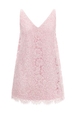 Sequin lace dress Pink