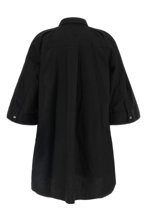 Chemisier dress with wide sleeves Black