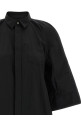 Chemisier dress with wide sleeves Black