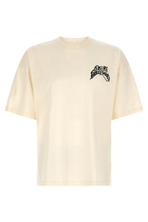 T-shirt with 'Hollywood LJ Skate' logo White