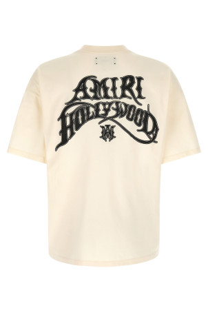 T-shirt with 'Hollywood LJ Skate' logo White