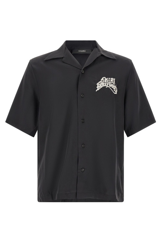 'Hollywood' embroidered shirt Black