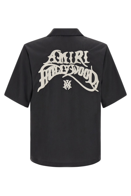 'Hollywood' embroidered shirt Black