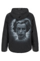 'Cindy Sherman' print hooded jacket Black