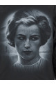 'Cindy Sherman' print hooded jacket Black