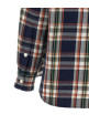 Клетчатая рубашка с вышитым логотипом, синяя POLO RALPH LAUREN 211971515502