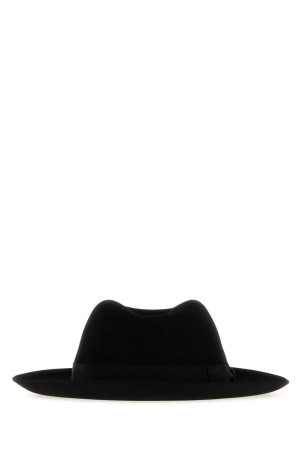 Чорний фетровий капелюх BORSALINO вагою 50 грамів (114665)