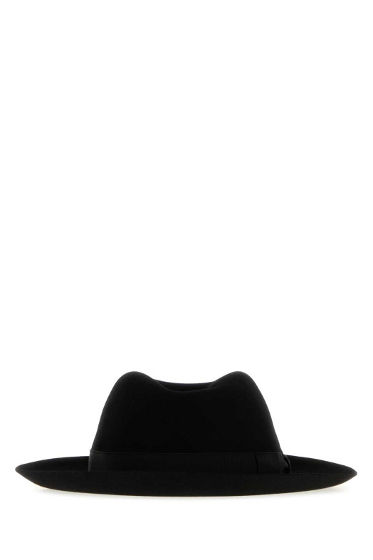 Чорний фетровий капелюх BORSALINO вагою 50 грамів (114665)