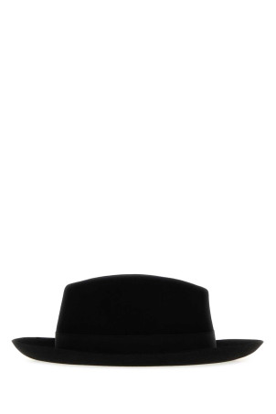 Чорний фетровий капелюх BORSALINO вагою 50 грамів (114665)