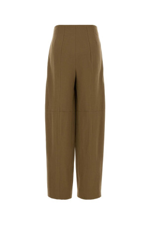 Beige stretch polyester blend pant VICTORIA BECKHAM (1425WTR006632C)