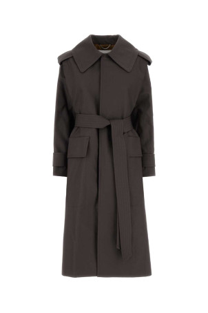 Graphite cotton Philippa trench coat VICTORIA BECKHAM (1426WCT005793A)