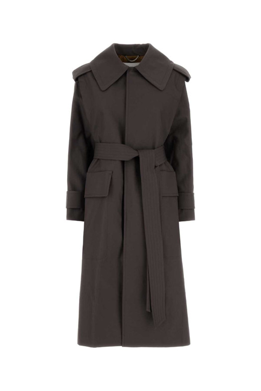 Graphite cotton Philippa trench coat VICTORIA BECKHAM (1426WCT005793A)