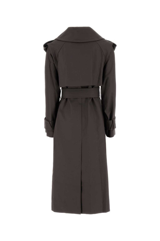 Graphite cotton Philippa trench coat VICTORIA BECKHAM (1426WCT005793A)