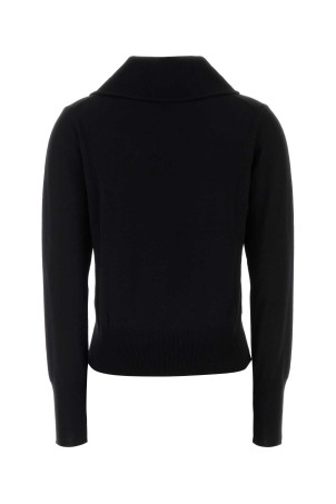 Black wool Bea polo shirt VIVIENNE WESTWOOD (1803008UY005E)
