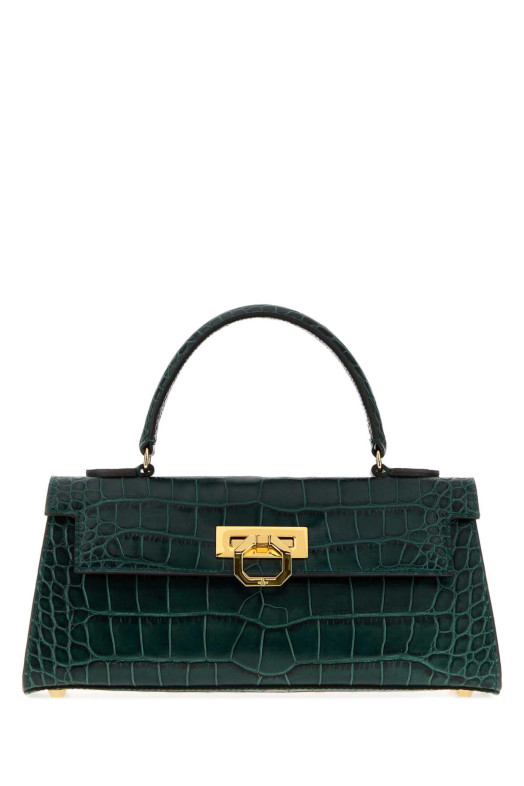 Bottle green Masami handbag CARBOTTI (242COCCO)