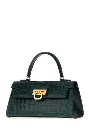 Bottle green Masami handbag CARBOTTI (242COCCO)