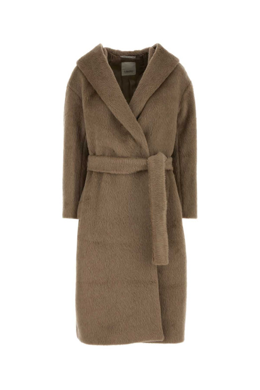 Пальто «Eliana» від MAXMARA з суміші альпаки, колір «капучино», розмір S (2529016163600) MAX MARA STUDIO