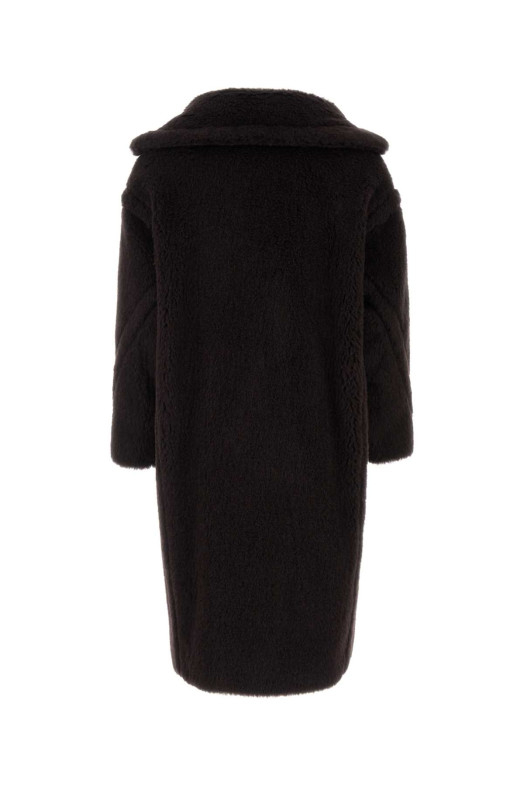 Темно-коричневое пальто-тедди Tedgirl от MAX MARA (2621016022600)