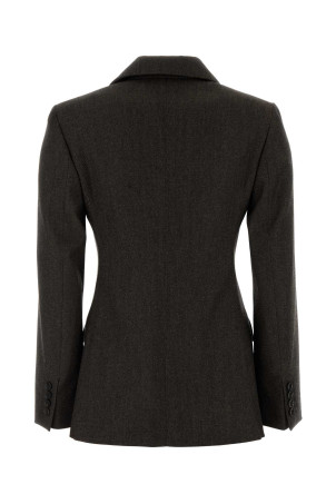Dark brown wool Neutro blazer MAX MARA (2621046022600)