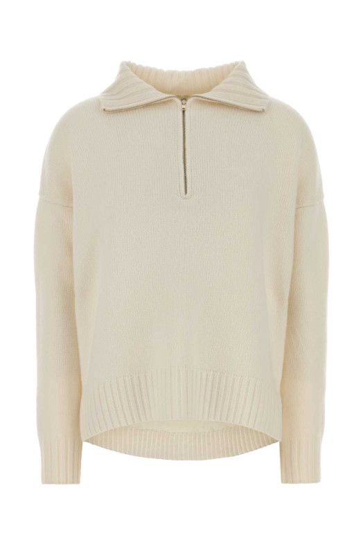 Свитер Crasso из кашемира цвета слоновой кости, оверсайз, MAX MARA (2621366062600)