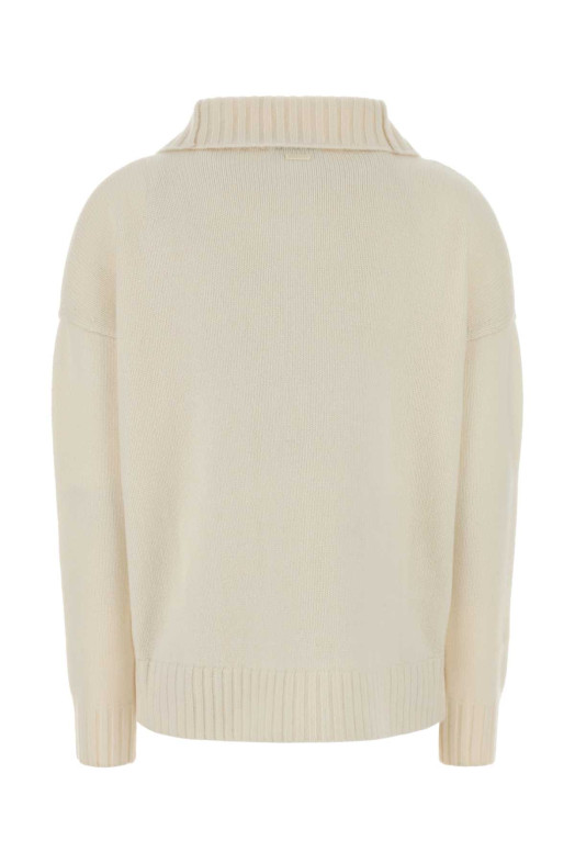 Свитер Crasso из кашемира цвета слоновой кости, оверсайз, MAX MARA (2621366062600)