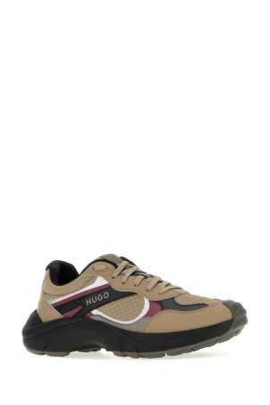 Multicolor canvas and leather sneakers HUGO (50552508)