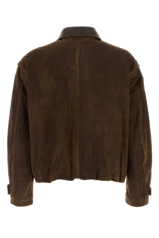 Brown suede jacket Brown SANTORO (51508U)