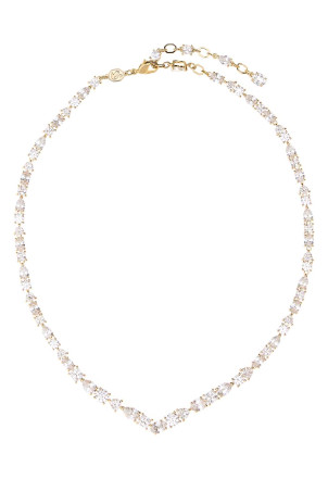 MESMERA: НАМИСТО В БІЛОМУ/СІРОМУ КОЛЬОРІ ЗІ СВАРОВСКІ (5743826) SWAROVSKI