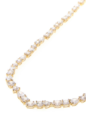 MESMERA: НАМИСТО В БІЛОМУ/СІРОМУ КОЛЬОРІ ЗІ СВАРОВСКІ (5743826) SWAROVSKI