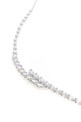 Серебристое металлическое колье Mesmera от SWAROVSKI (5748004)