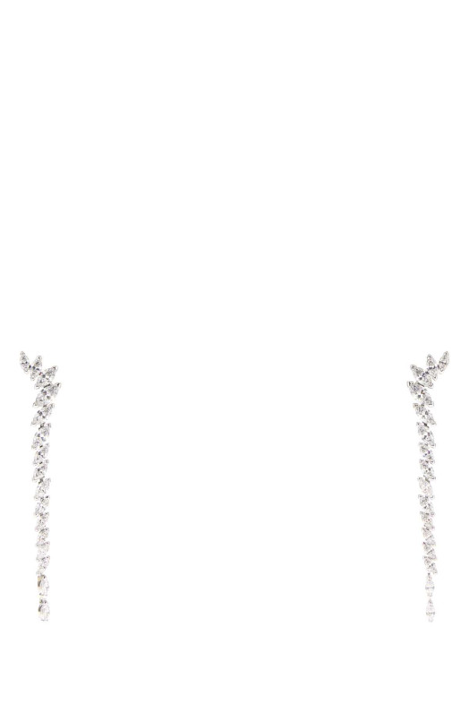 Серебристые металлические серьги Mesmera от SWAROVSKI (5748006)