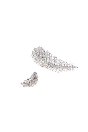 Срібні металеві сережки «Відень» SWAROVSKI (5749211)