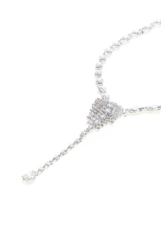 Серебристое колье «Вена» от SWAROVSKI (5749265)