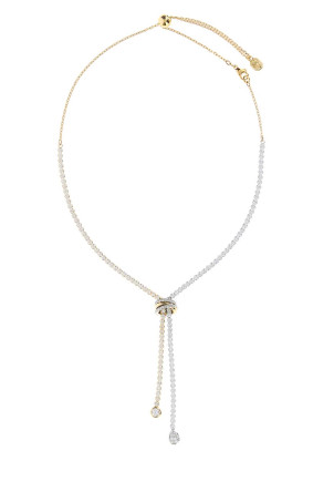 Двухцветное металлическое колье «Гипербола» SWAROVSKI (5752854)