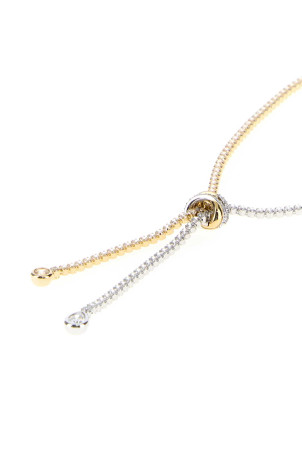 Двухцветное металлическое колье «Гипербола» SWAROVSKI (5752854)