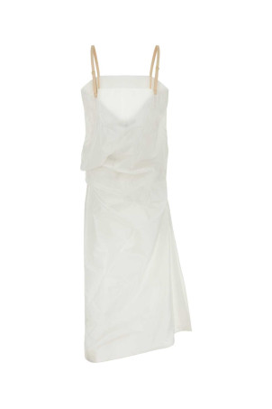 White silk dress CARVEN (6251K21312)