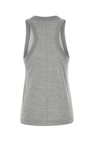 Grey silk tank top CARVEN (6251K21328)