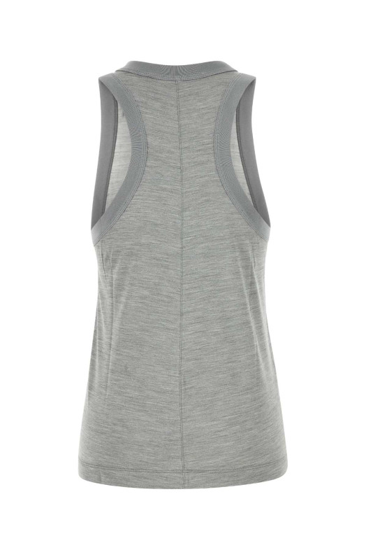 Grey silk tank top CARVEN (6251K21328)