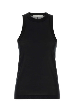 Black silk tank top CARVEN (6251K21328)